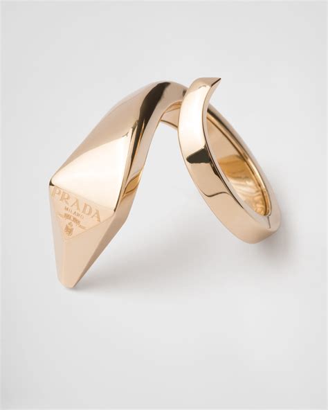 prada gold ring|Prada ring men.